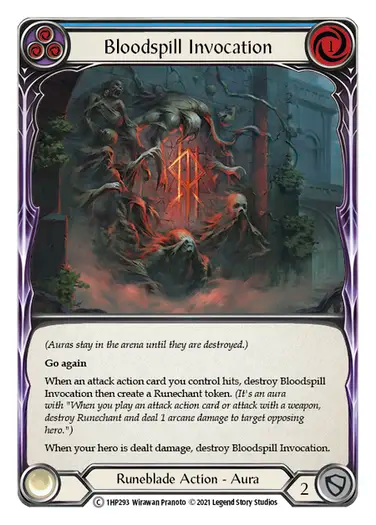 Bloodspill Invocation (Blue)