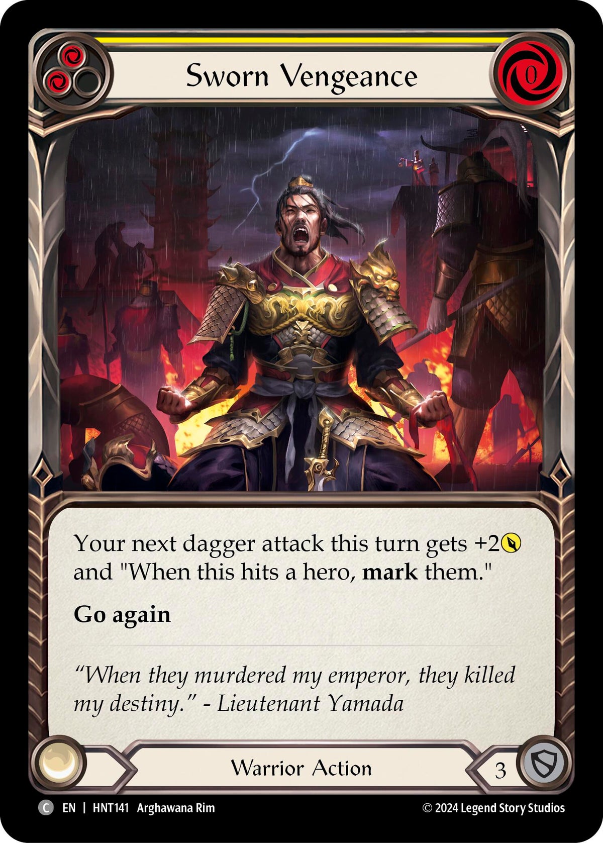 Sworn Vengeance (Yellow)