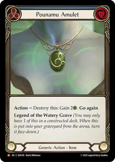 Pounamu Amulet