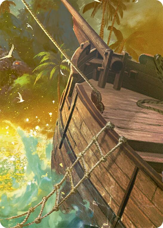 Treasure Island // High Seas Map Doubled Sided Art Card (Middle Center)