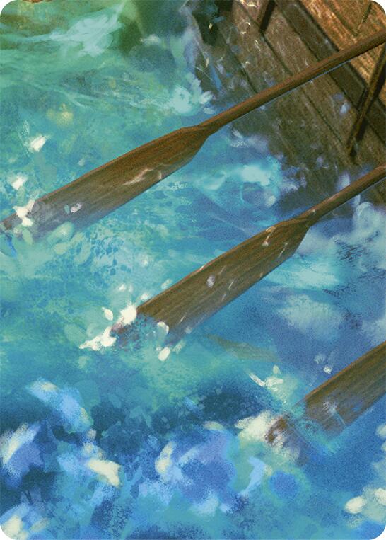 Treasure Island // High Seas Map Doubled Sided Art Card (Bottom Center)