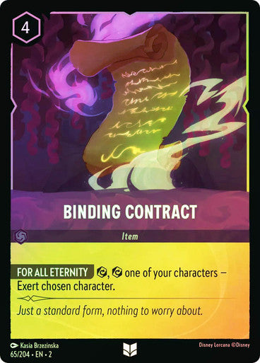 Binding Contract