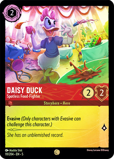 Daisy Duck - Spotless Food-Fighter