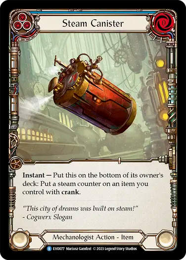 Steam Canister