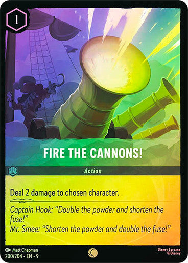 Fire the Cannons!