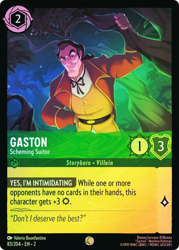 Gaston - Scheming Suitor