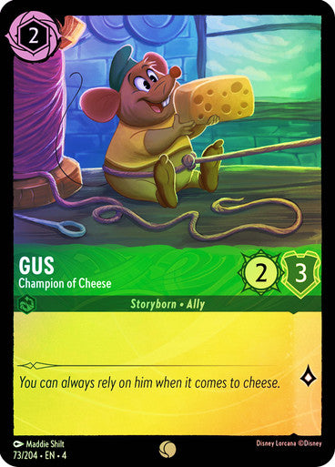 Gus - Champion of Cheese