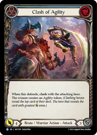 Clash of Agility (Blue)