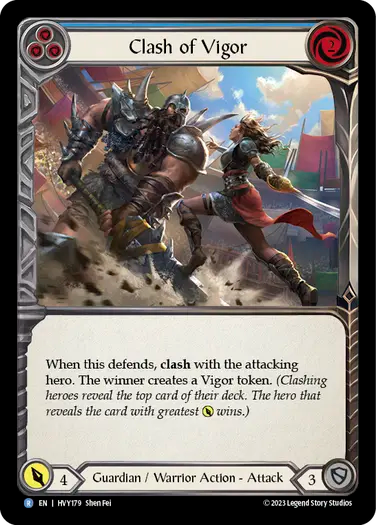 Clash of Vigor (Blue)