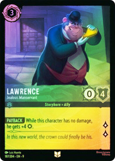 Lawrence - Jealous Manservant