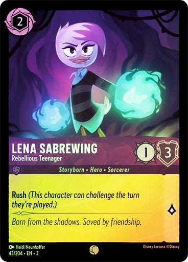 Lena Sabrewing - Rebellious Teenager