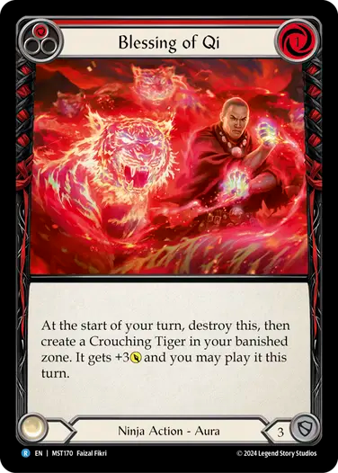 Blessing of Qi (Red)