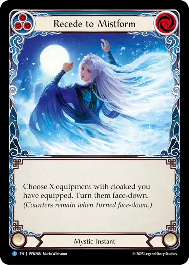 Recede To Mistform (Blue)