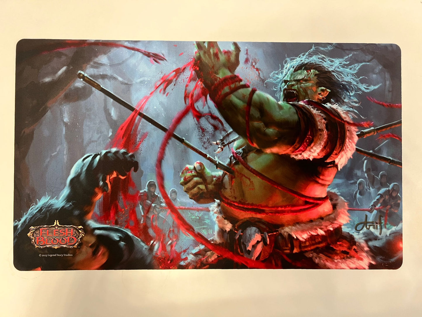 Reckless Swing Playmat (signed by Artist)