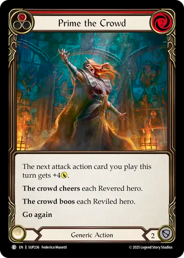 Prime the Crowd (Red)