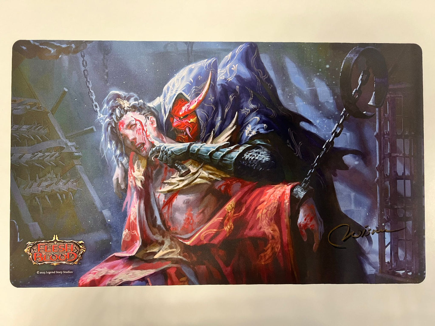 Surgical Extraction Playmat (signed by Artist)