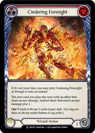 Cindering Foresight (Red)