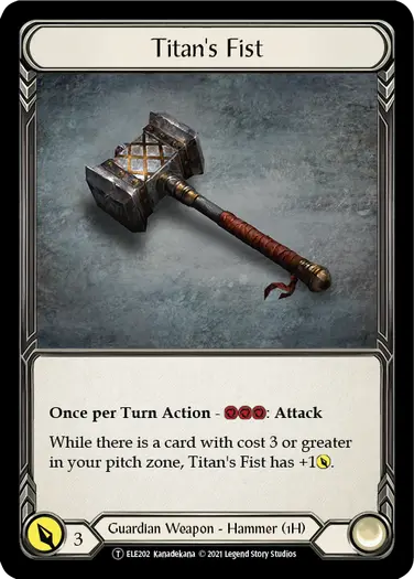 Embodiment of Lightning // Titan's Fist