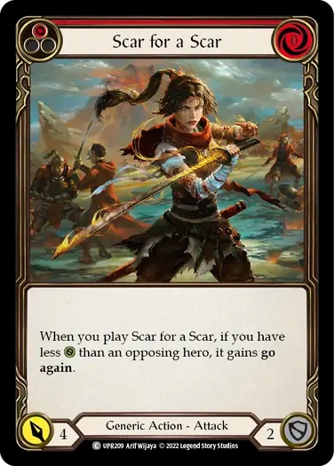 Scar for a Scar (Red)