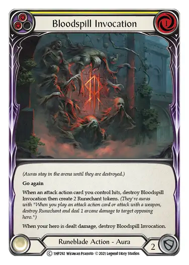 Bloodspill Invocation (Yellow)