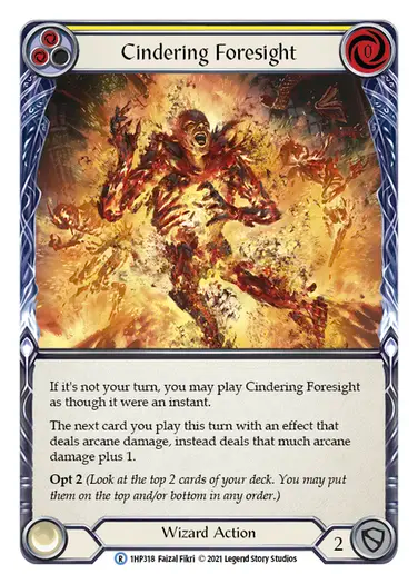 Cindering Foresight (Yellow)
