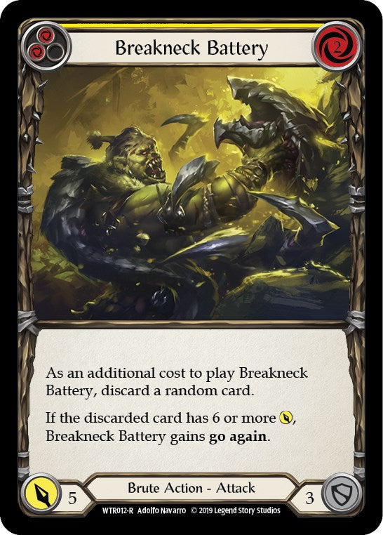 Breakneck Battery (Yellow) [WTR - WTR012]