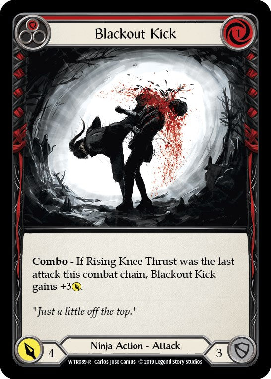 Blackout Kick (Red) [WTR - WTR089]