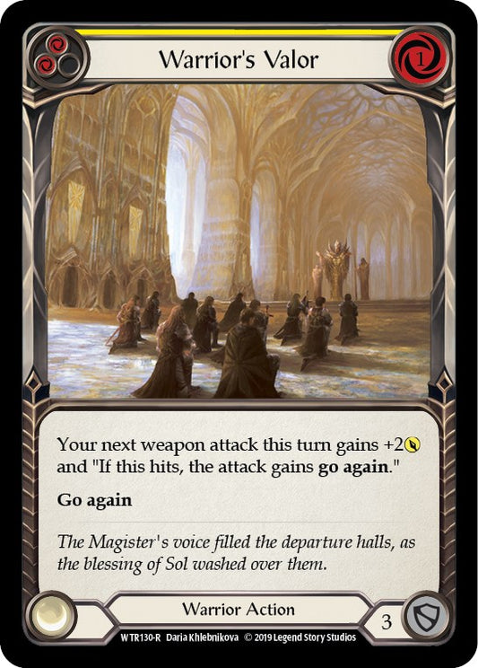 Warrior's Valor (Yellow) [WTR - WTR130]