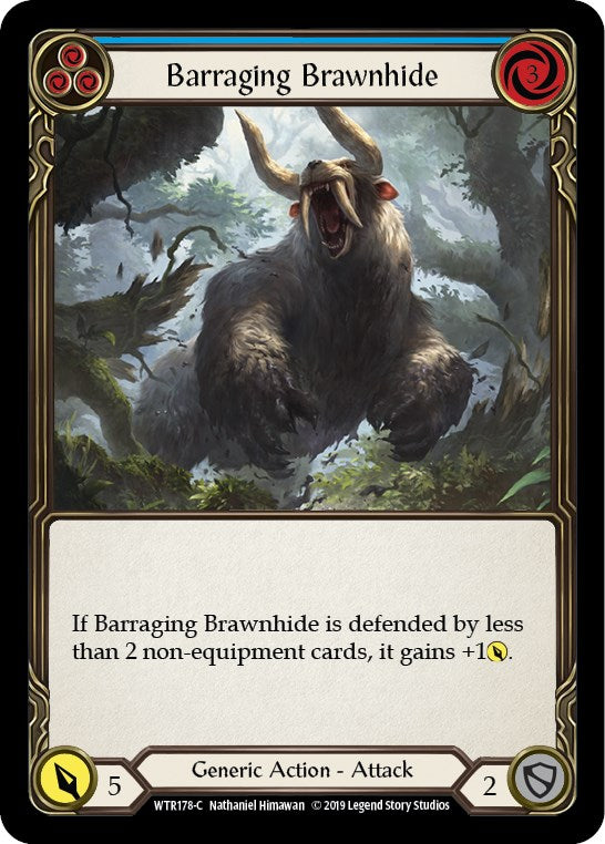 Barraging Brawnhide (Blue) [WTR - WTR178]