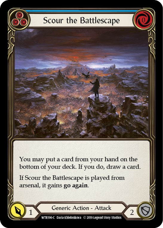 Scour the Battlescape (Blue) [WTR - WTR196]
