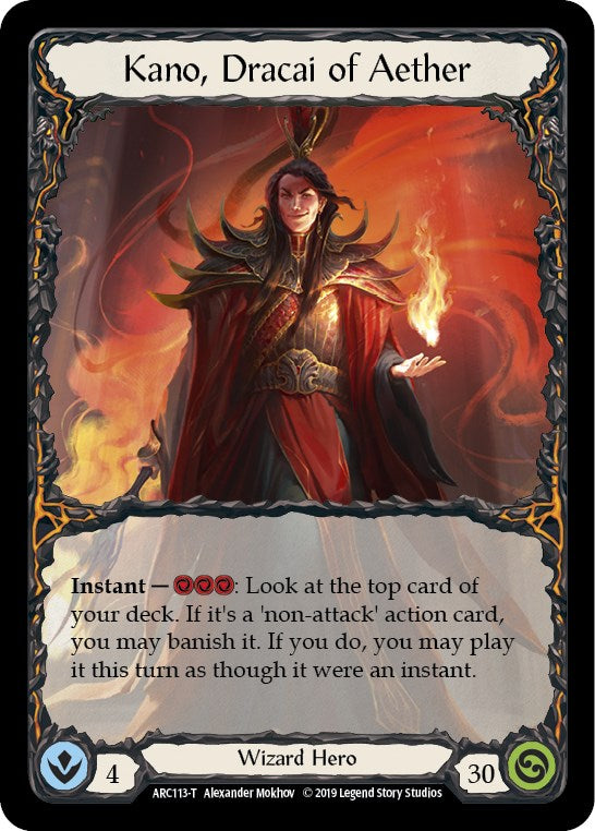 Kano, Dracai of Aether // Viserai, Rune Blood [ARC - ARC113 // ARC075]