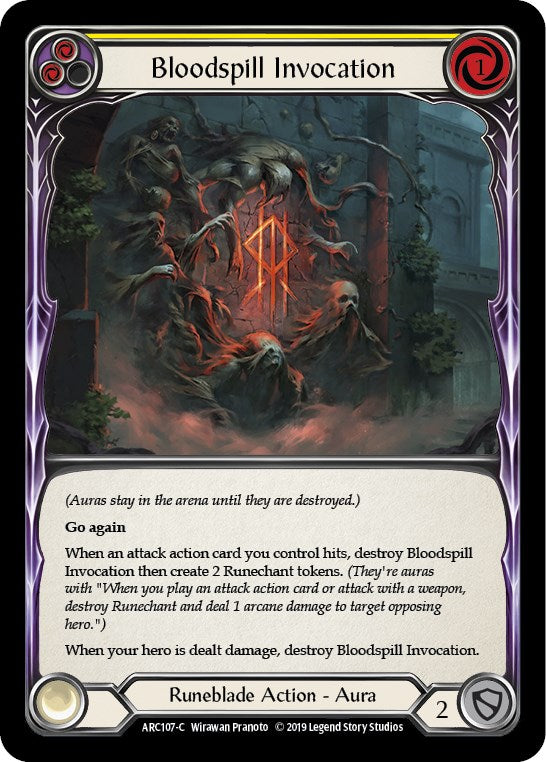Bloodspill Invocation (Yellow) [ARC - ARC107]