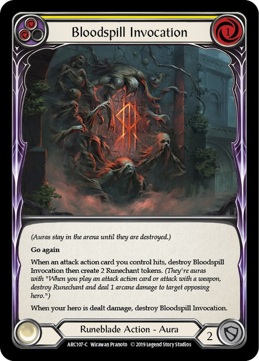 Bloodspill Invocation (Yellow) [ARC - ARC107]