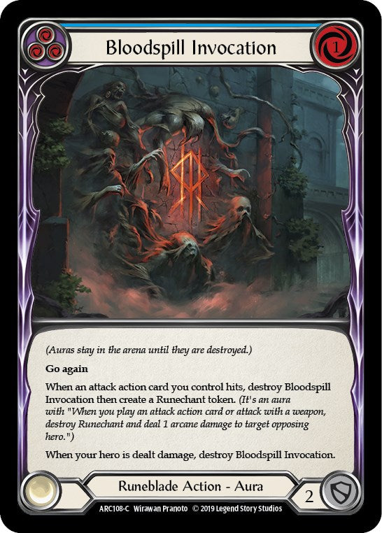 Bloodspill Invocation (Blue) [ARC - ARC108]