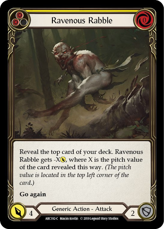 Ravenous Rabble (Yellow) [ARC - ARC192]