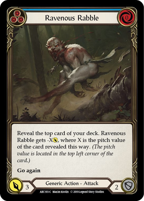 Ravenous Rabble (Blue) [ARC - ARC193]