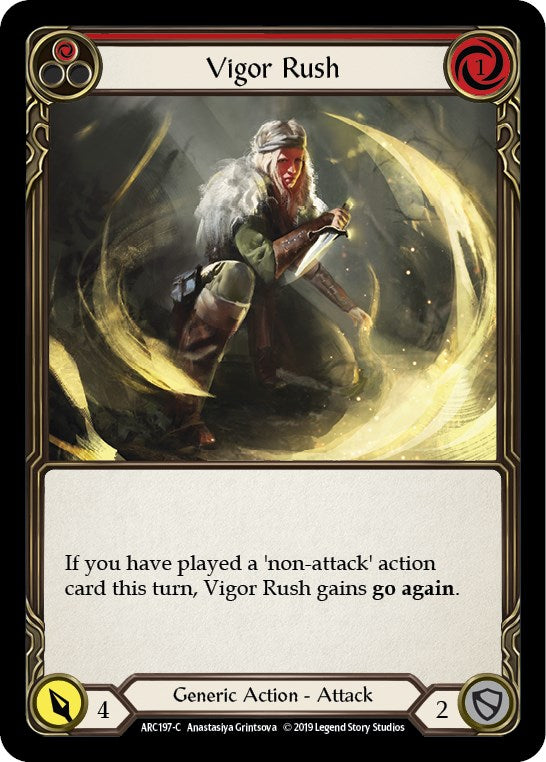 Vigor Rush (Red) [ARC - ARC197]