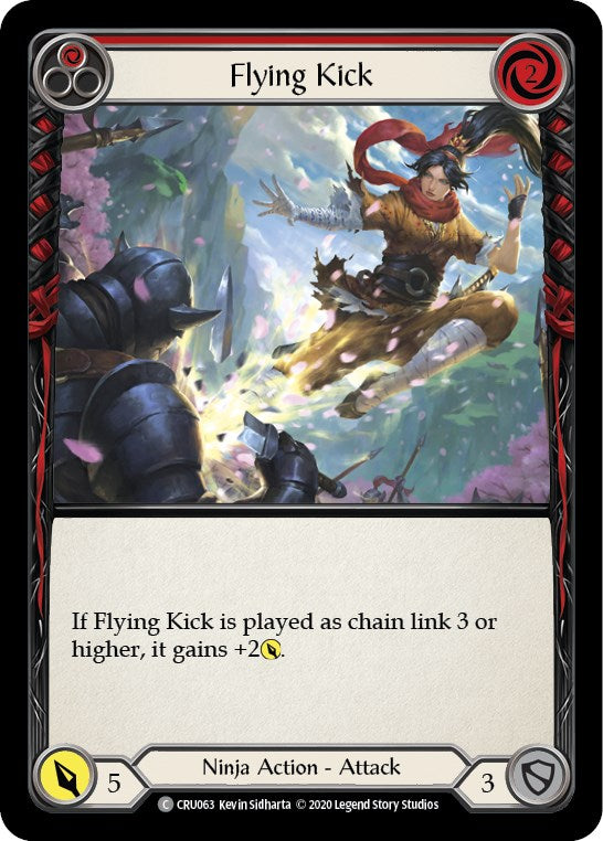 Flying Kick (Red) [CRU - CRU063]