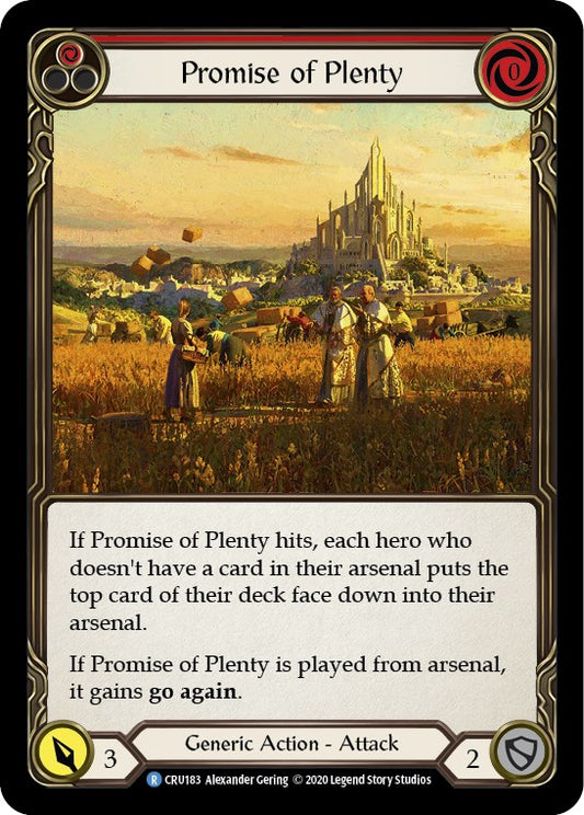 Promise of Plenty (Red) [CRU - CRU183]