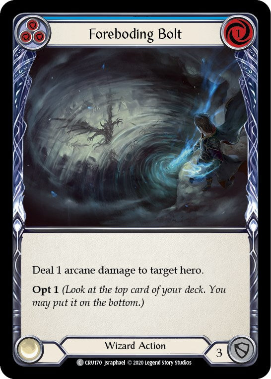 Foreboding Bolt (Blue) [CRU - CRU170]