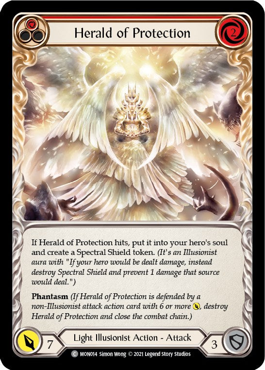 Herald of Protection (Red) [MON - MON014]