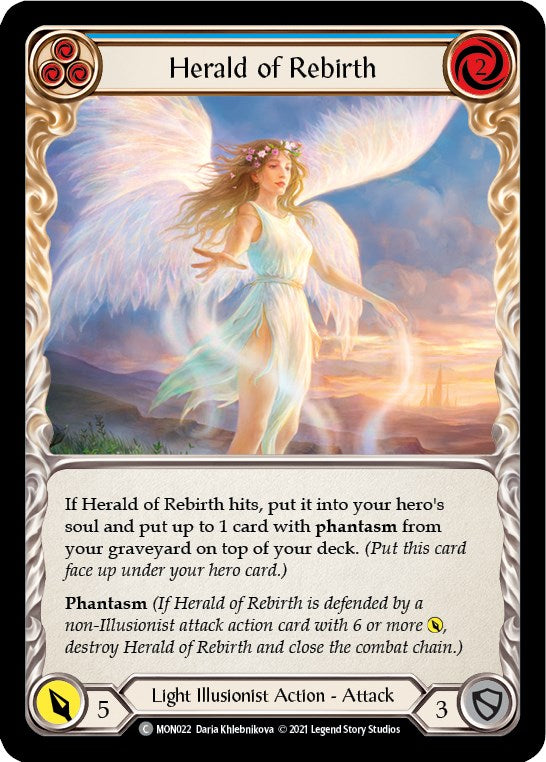 Herald of Rebirth (Blue) [MON - MON022]