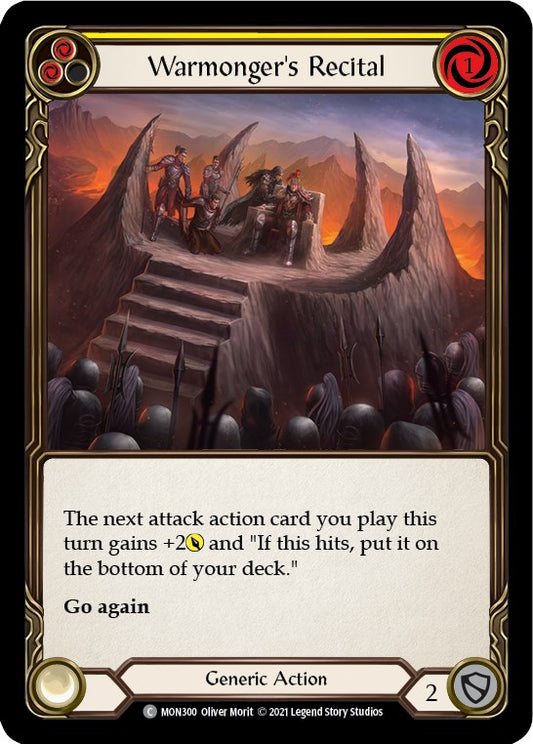 Warmonger's Recital (Yellow) [MON - MON300]