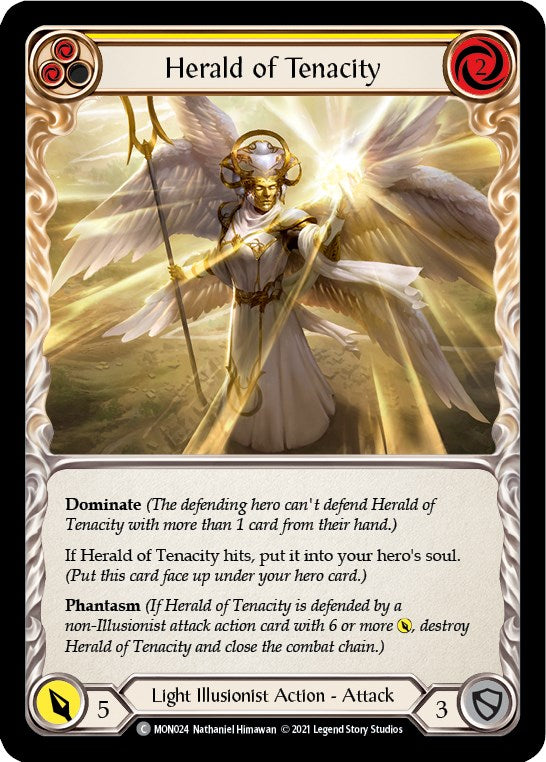 Herald of Tenacity (Yellow) [MON - MON024]