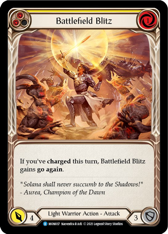 Battlefield Blitz (Yellow) [MON - MON037]