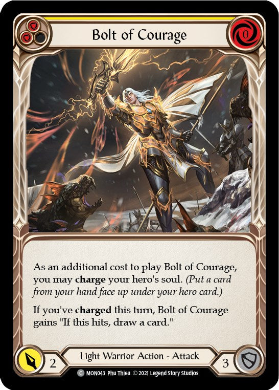 Bolt of Courage (Yellow) [MON - MON043]