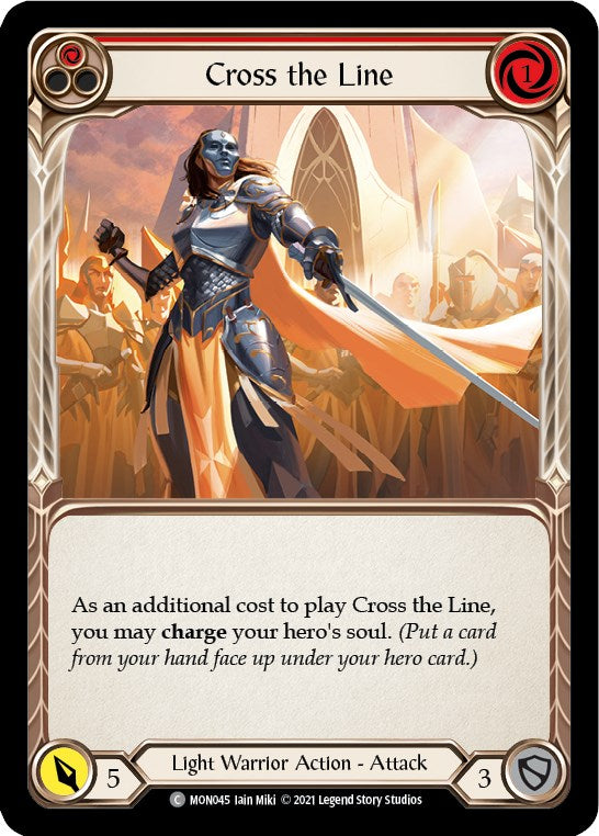 Cross the Line (Red) [MON - MON045]