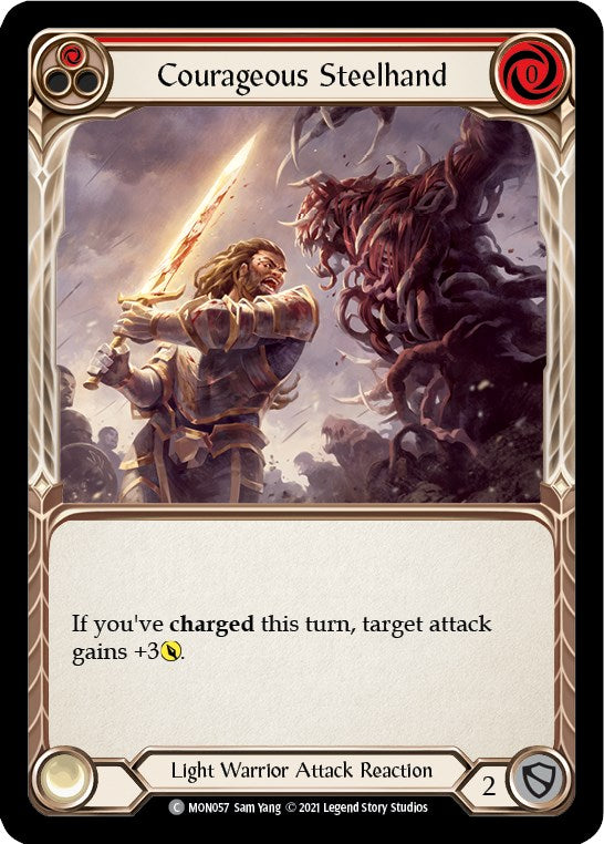 Courageous Steelhand (Red) [MON - MON057]