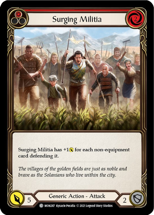 Surging Militia (Red) [MON - MON287]