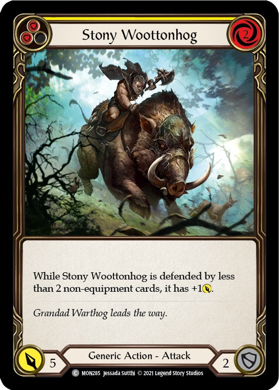 Stony Woottonhog (Yellow) [MON - MON285]